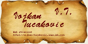 Vojkan Tucaković vizit kartica